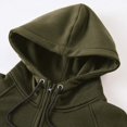 thumbnail image 6 of DDAPJ pyju Oversized Cargo Hoodies for Men Quarter Zip Pullover Raglan Long Sleeve Drawstring Athletic Hiking Work Sweatshirts with Multi Pockets XXXL, 6 of 7