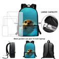 thumbnail image 6 of Uourmeti Seal Pattern Design School Bookbag for Adults, 17 Inch Smooth Zipper Smooth Zippers Backpack for Hiking Work, 6 of 6