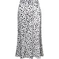 thumbnail image 1 of LAICAIW Jupe Femme à Imprimé Léopard Longueur Midi Longue Soie Satin Taille Haute Élastique Jupes, 1 of 7