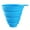 1Pc Blue L, variant on Silicone Funnel Gel Foldable Collapsible Fill Hopper S/L for Kitchen Jar Bottle Feeder Wine Auto Engine Oil Petrol Transfer