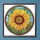 thumbnail image 1 of 5D DIY Taladro parcial Diamante Pintura Girasol Vidrieras Decoración para el hogar (XD084) FLhrweasw Nuevo, 1 of 9