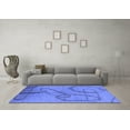 thumbnail image 3 of Ahgly Company Indoor Rectangle Oriental Blue Industrial Area Rugs, 5' x 8', 3 of 4