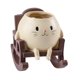 thumbnail image 5 of Adorno de maceta con forma de gato, versátil maceta decorativa de resina para plantas. Mecedora, 5 of 9
