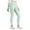 04# Light Green, variant on No Front Seam Yoga Leggings- High Waisted Womens Lounge Pants Pilates Workout Athletic Soft Coffee L