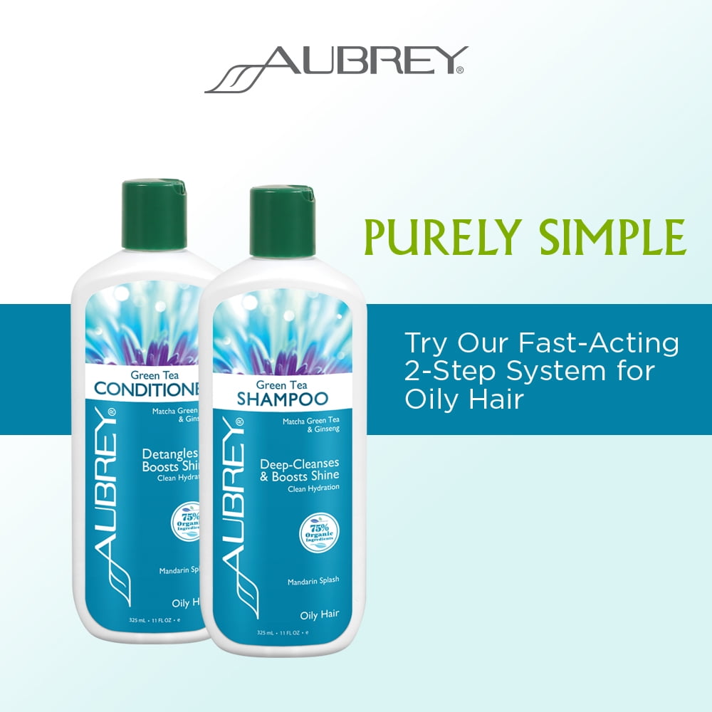 Aubrey Green Tea Conditioner Light Hair Detangler Shine