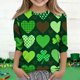 thumbnail image 1 of Blusas y camisas de manga larga y cuello redondo para niños y niñas, estilo casual, original, con estampado de manga 3/4 y cuello redondo, ideal para niñas de 3 a 14 años., 1 of 6