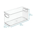 thumbnail image 3 of iDesign Recycled Kitchen Storage Organizer, Clear, 6 Count, 3 of 5