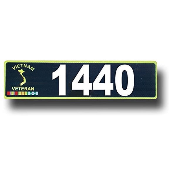 Vietnam Veteran, Curb, Mailbox, House Address Plaque, Reflective