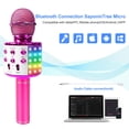thumbnail image 2 of Professional BT Wireless Microphone Karaoke Speaker KTV Music Player Singing Recorder Handheld Microphone silver,plug and play, 2 of 5