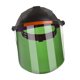 thumbnail image 4 of Máscara de soldadura con visera frontal abatible, multifuncional, material de PC protector. Verde, 4 of 9