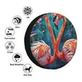 thumbnail image 4 of Gukieu Romantic Flamingo Pair Print Car Tire Cover, Adjustable Waterproof and Dustproof Tire Protection Cover, Suitable for SUV, Truck, Van-17 inch, 4 of 6