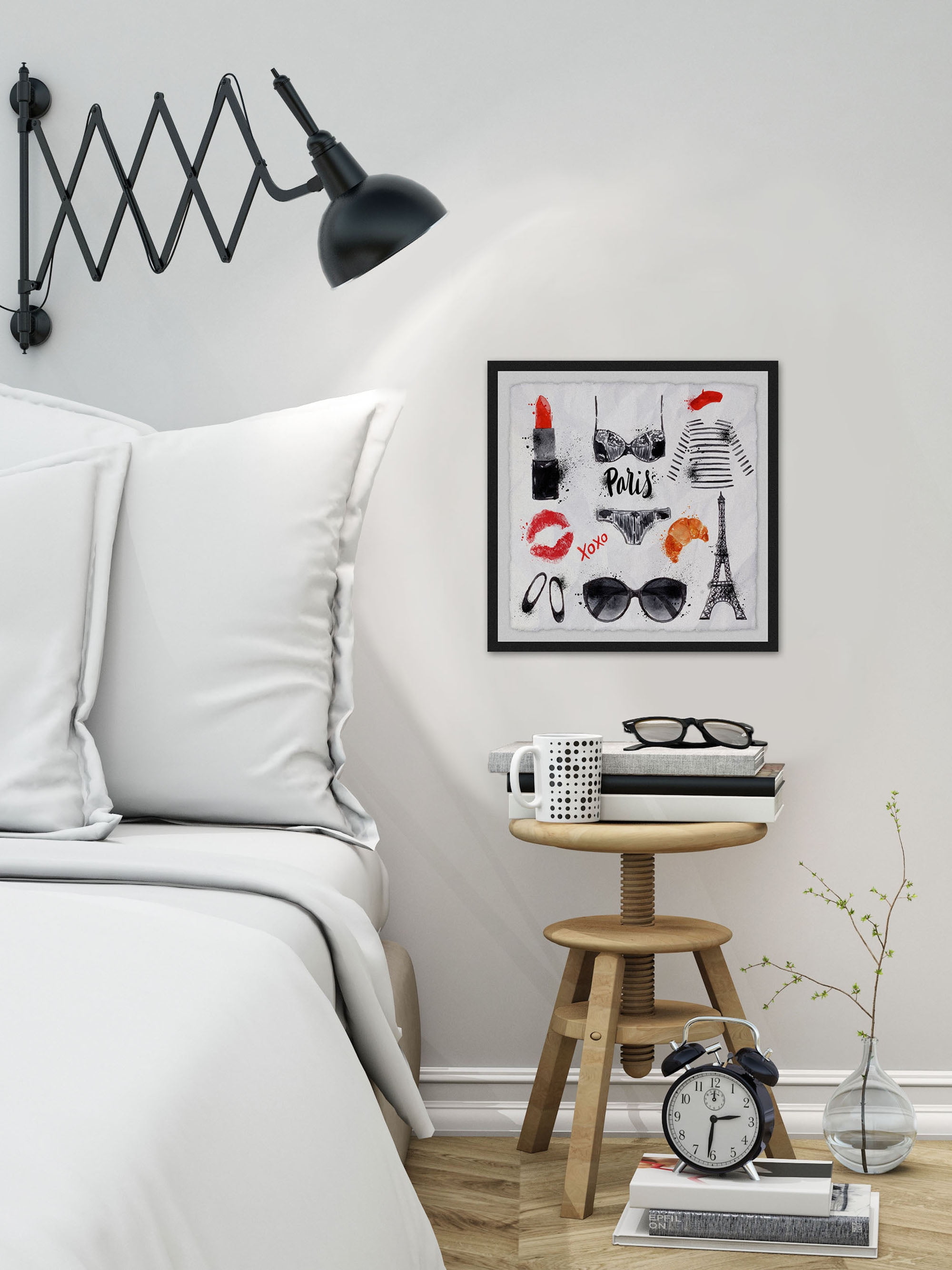 Love, Paris Framed Painting Print