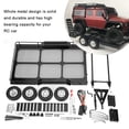 thumbnail image 3 of Kit De Remolque De Coche De Metal Trail, Soporte De Remolque Con 4 Neumáticos, Kit De Autoensamblaje Compatible Con Coche 1/10 RC, 3 of 7