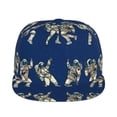 thumbnail image 2 of Balery Baseball Cap Flat Bill Hats for Men Adjustable Size for Running Workouts and Outdoor Activities All Seasons Dad Hat(Disco party Astronaut Dancing ), 2 of 9