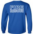 thumbnail image 3 of Fair Game Fire Rescue Long Sleeve Shirt-Royal-Blue-L, 3 of 4