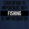 thumbnail image 3 of CafePress - Fishing Is Importanter T Shirt - Men's Classic Graphic Cotton T-Shirt, 3 of 4