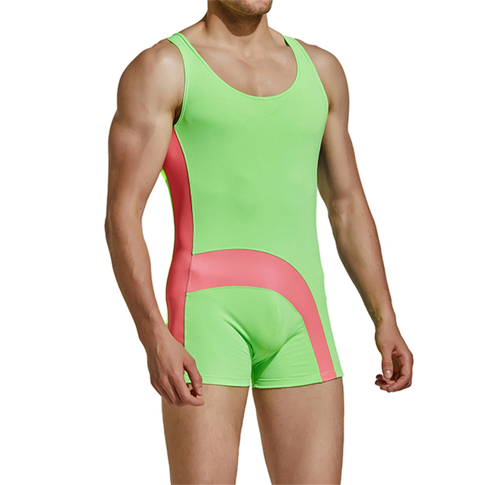 DTBPRQ Men's One Piece Swimsuit Suit Trisuit SpeedSuit Skinsuit Swim