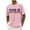 Pink, variant on MIUOWANP Oversized Men's Casual Loose Fit Sports T-shirt Independence Day Print Sports and Fitness Round Neck Blouse Size L(8)Black