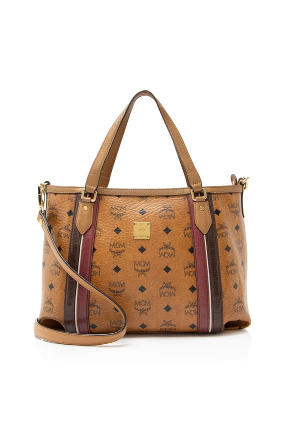 Pre-Owned MCM Visetos Zip Tote
