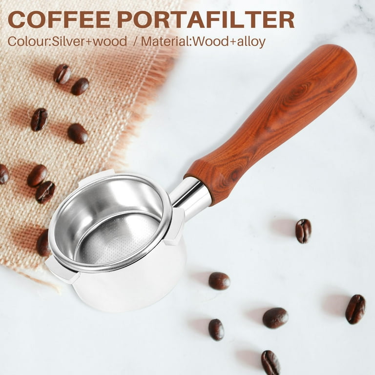 Bottomless Portafilter 54mm for Barista Series and Espresso Machines,  Portafilter with Filter Basket 