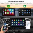 thumbnail image 4 of Citreal Apple Carplay Stereo, 4+64GB, GPS, Android 10, Touchscreen, Bluetooth, Wi-Fi, for Toyota Tacoma 2016-2022, 4 of 10