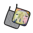 thumbnail image 2 of Carolines Treasures 8545PTHD Sand Dollar Pair of Pot Holders , 7.5HX7.5W, multicolor, 2 of 3