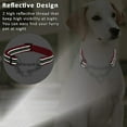 thumbnail image 3 of Reflective Martingale Dog Collars, Adjustable Soft Neoprene Padded Breathable Nylon Pet Collar for Puppy, Medium and Large Dogs,Rose Red,L, 3 of 5