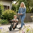 thumbnail image 2 of INFANS 9-in-1 Foldable Toddlers Tricycle, Converts Stroller to Balance Bike with Adjustable Push Handle, Canopy & Backrest, Pedal Conversion, Retractable Rear Wheels for 1-6 Years, 2 of 9