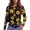 Black(Floral Print), variant on Going Out Tops for Women Long Sleeve Ribbed Fitted Slim Novelty Floral Print Tee Blouses Trendy Fall Basic Holiday Crew Neck Casual T-Shirts L
