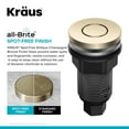 thumbnail image 5 of KRAUS Flat-Top Garbage Disposal Air Switch Button in Spot-Free Antique Champagne Bronze, 5 of 10