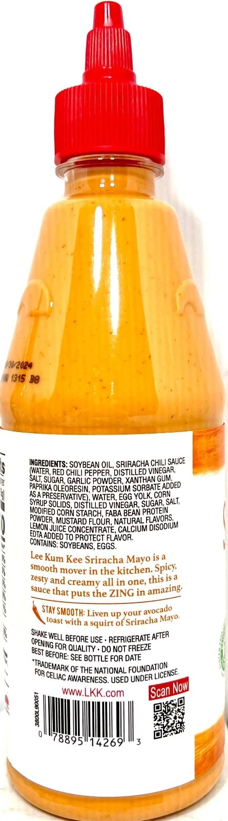 Lee Kum Kee Sriracha Mayo 15 Oz (Pack Of 3)