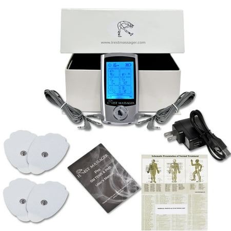 iRest Pro Massager TENS Unit Device with 20 Modes Best TENS Massager FDA cleared 510K Tennis Elbow Plantar Fasciitis Sciatic Pain