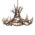 thumbnail image 6 of Meyda Tiffany 200468 Antlers 12 Light 56" Wide Antler Candle Style Chandelier - Copper, 6 of 6