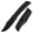 Black, variant on Tenable Bison Folding Knife 3.24'' Blackwash Nitro V Blade G10,with Frag Pattern Handle,B2108A1