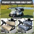 thumbnail image 5 of FUIALDOLG Blue Boho Elephant Seat Covers for Golf Cart, Washable Golf Cart Seat Covers for Club Car Precedent Ordinary Seats Breathable Comfortable/Anti-Scratch/Anti-Fading/Easy to Install, 5 of 8