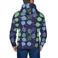 thumbnail image 5 of Zip Up Hoodies for Men - doodles leaves Long Sleeve Comfrt Men'S Fashion Hoodies & Sweatshirts, Jackets for Men Hoodies Pullover Clothing Clothes with Pouch, 5 of 5