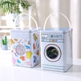 thumbnail image 6 of Mini Cartoon Storage Bucket – Cute Blue Household Container for Laundry Powder, Dog Food, and Small Item Organization, 6 of 10