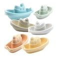 thumbnail image 1 of Barcos de Baño Perfecl 6 Piezas Juguete Flotante Apilable, 1 of 8