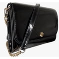 thumbnail image 4 of Tory Burch Emerson Flap Tory Gold Hardware Women's Shoulder Bag, Black, 4 of 6