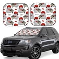 thumbnail image 2 of Uemuo Rabbit And Hedgehog Printed 2 PCS Car Windshield Sun Shade, Auto Sun Heat and UV Rays Blocker, Foldable Automotive Front Window Sunshade Protector, 2 of 7