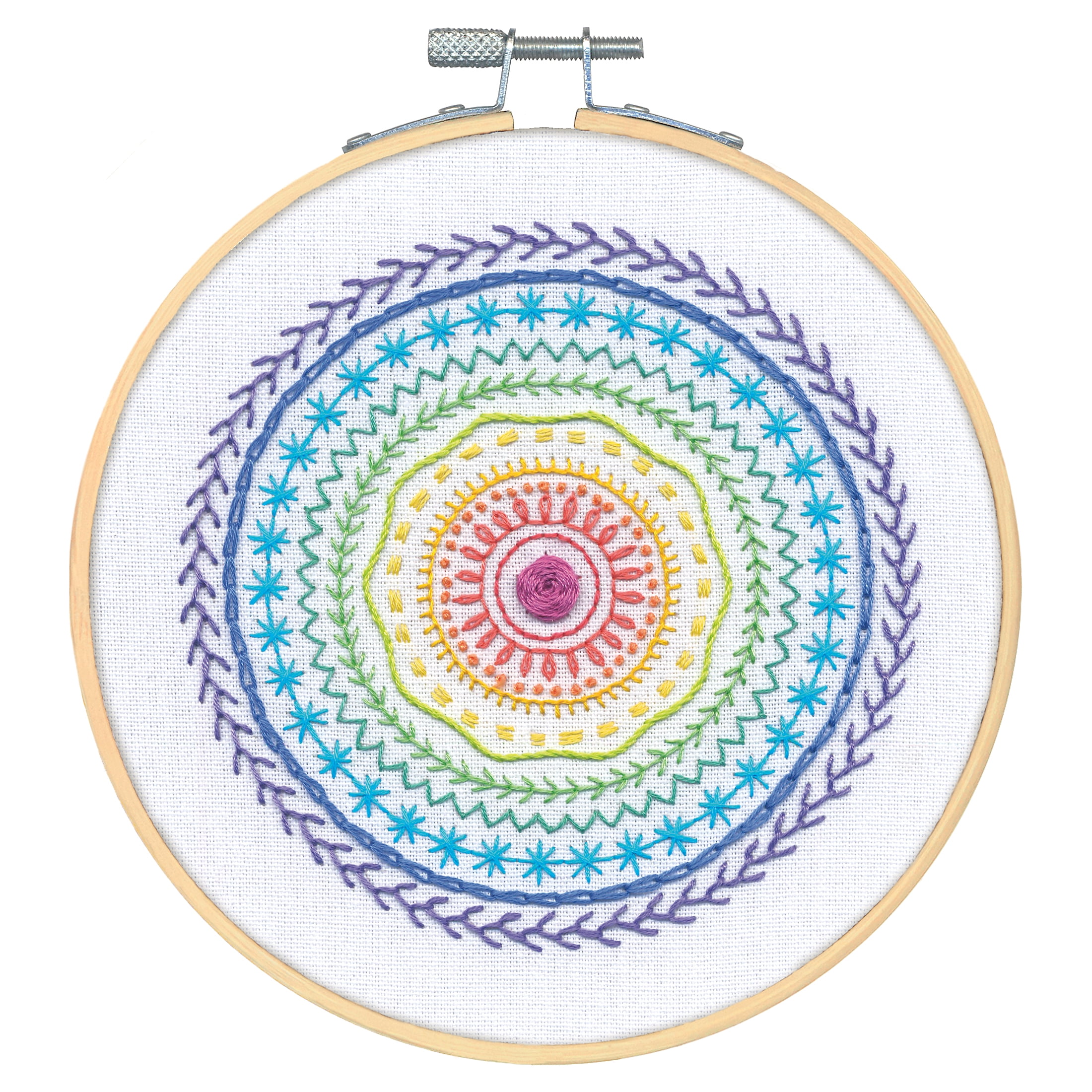 Dimensions Circular Sampler Embroidery Kit, 6" diameter