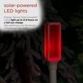 thumbnail image 6 of Alpine Corporation 43" White Plastic Solar-Powered Driveway Markers with Red LED Lights, Set of 2, 6 of 12