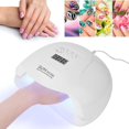 thumbnail image 5 of Lampara LED, Lámpara Secador De U?as De 80 Vatios, Secador De U?as Con Luz Led Con Pantalla Led Y Ajuste De Tiempo, Para El Esmalte En Gel Para U?as, Secado Y Manicura Rápidamente (1) Ecomeon no, 5 of 5