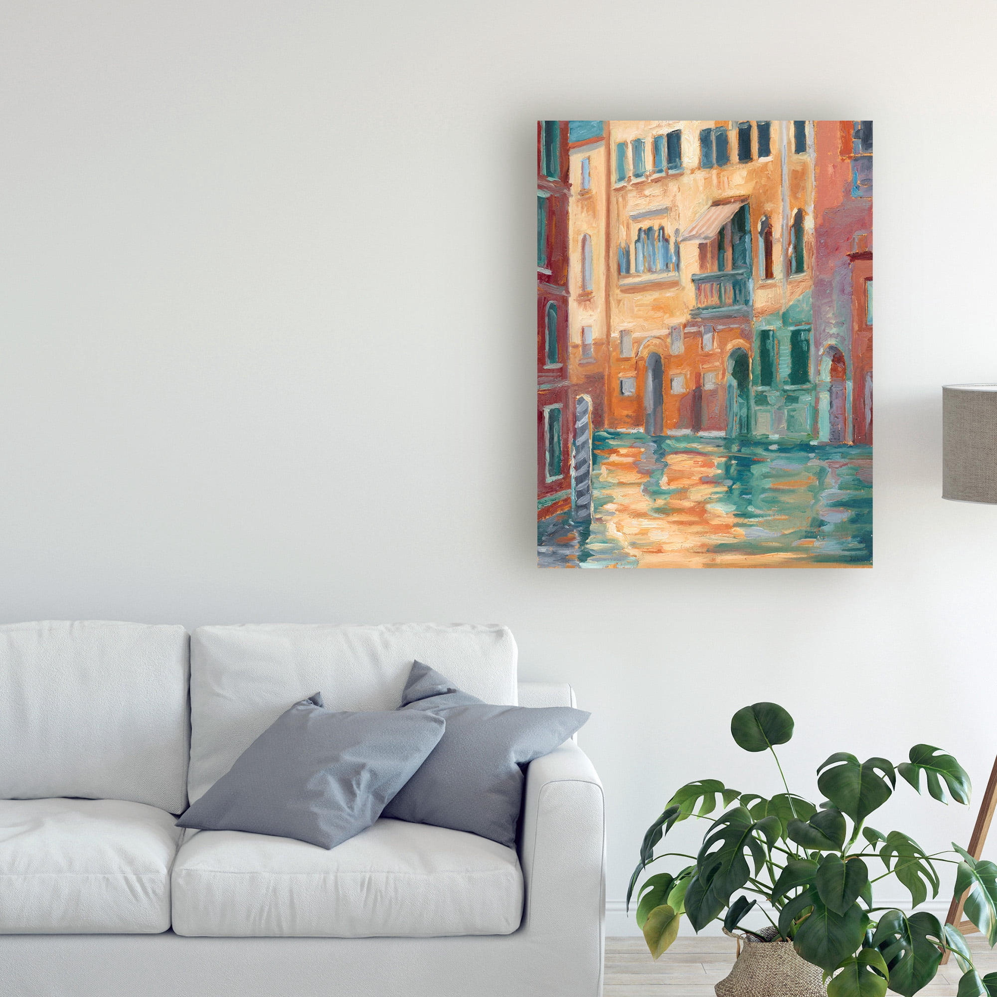 Trademark Fine Art 'Sunset on the Canal II' Canvas Art by Ethan Harper