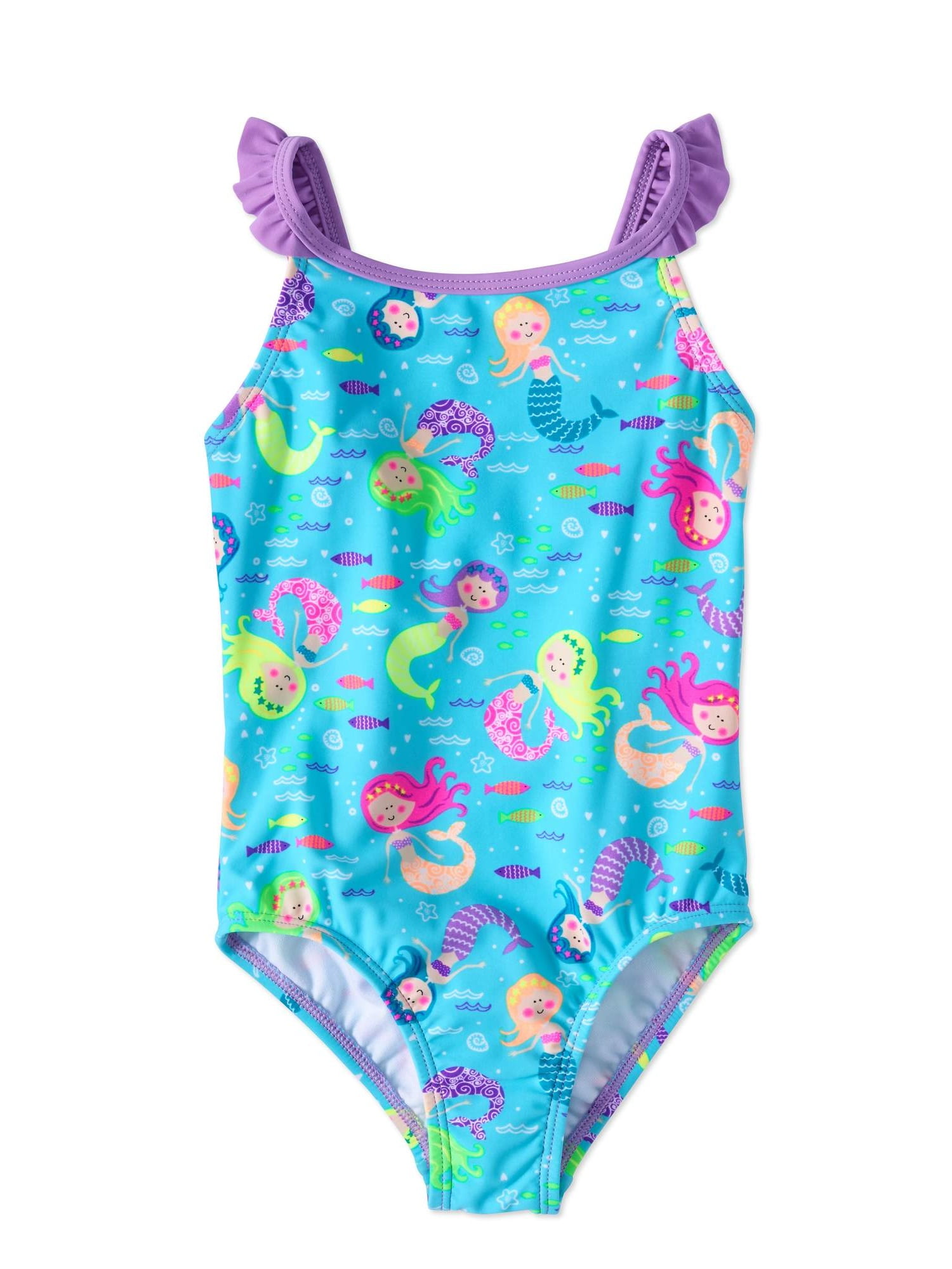 Little Girls' 1 Piece Swingly Swimsuit - Walmart.com