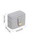 thumbnail image 4 of Pyaiiner High-End Mini Button Jewelry Box Travel Portable Jewelry Box Ring Jewelry Packaging Box Suitable For Placing Buttons Earrings Small Items Storage Boxes, 4 of 7