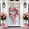 thumbnail image 4 of Valentine's Day Door Curtain, Festive Hanging Decor for Indoor Outdoor Entrance, Seasonal Celebration, Party, Window, Wall Banner, Tapestry for Home Decor to Add Joyful Holiday Atmosphere, 4 of 4