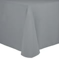 thumbnail image 1 of Ultimate Textile (10 Pack) Cotton-feel 120 x 120-Inch Square Tablecloth - for Wedding and Banquet, Hotel or Home Fine Dining use, Grey, 1 of 3
