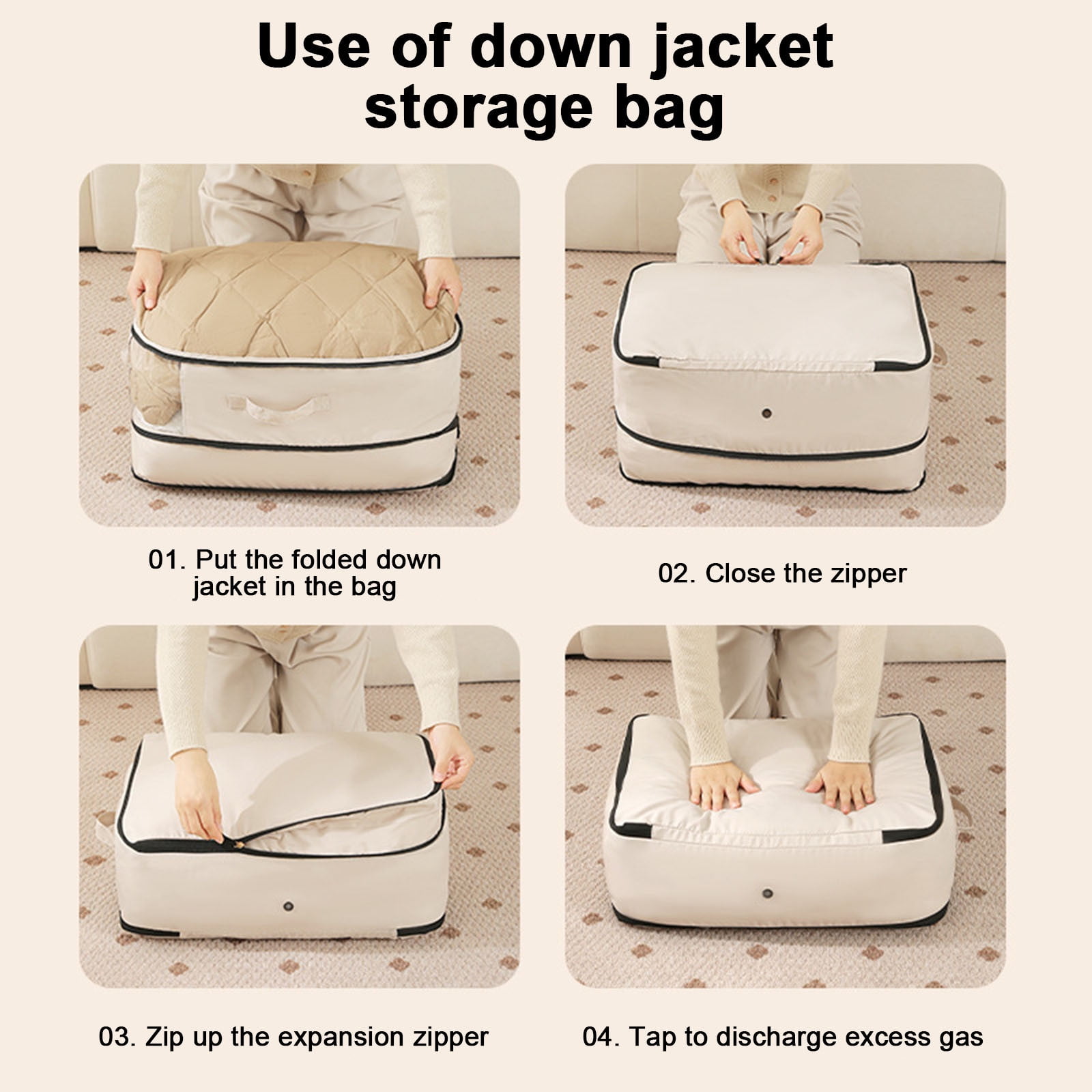 Bolsa De Compresión Con Cordón Para Ropa - Tela Oxford Azul, Ideal Para Viaje, Camping Y Almacenamiento