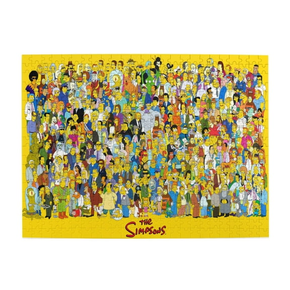 500pcs The Simpsons Jigsaw Puzzles Cartoon Anime Picture Puzzle Birthday Present Game For Teen And Adults